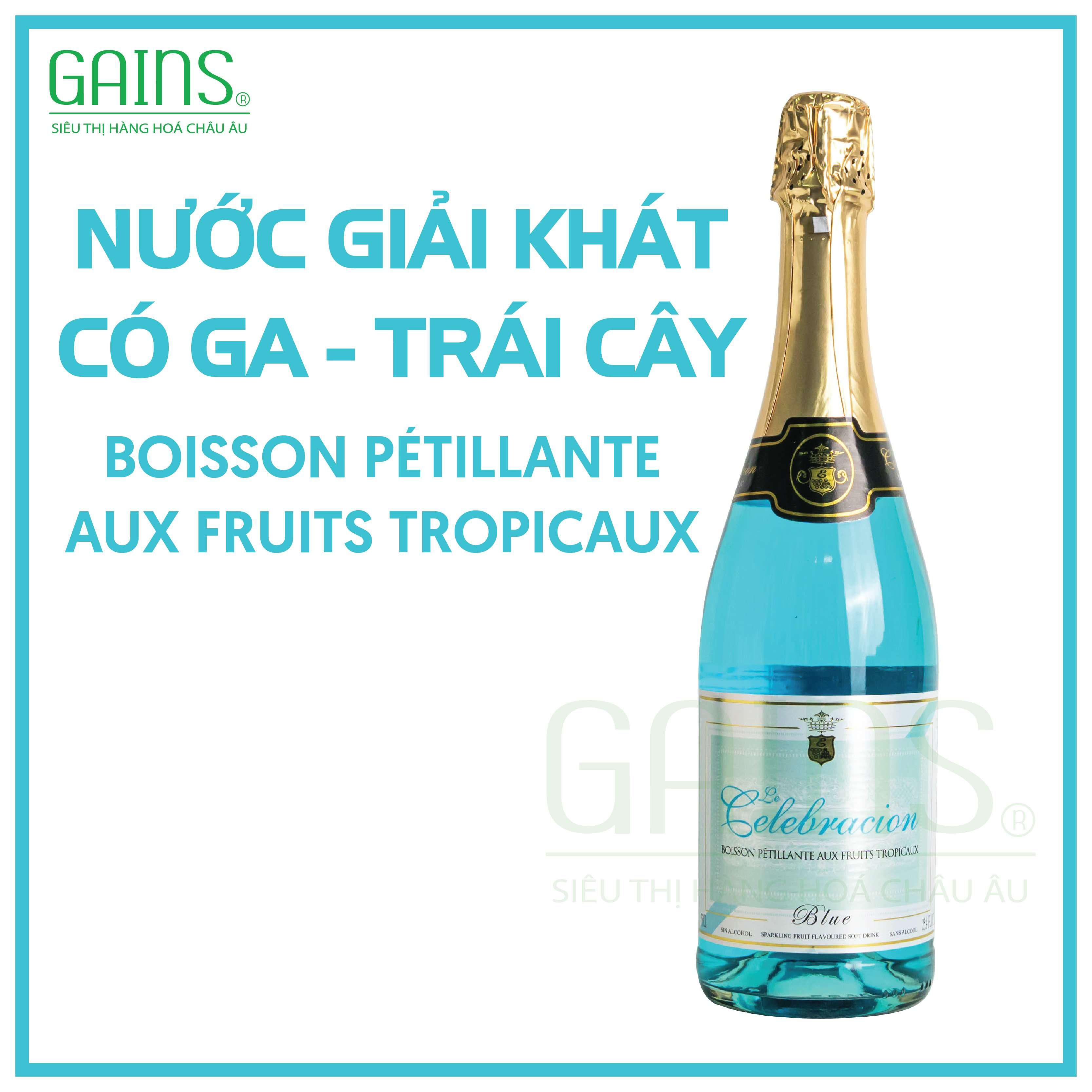 NƯỚC GIẢI KHÁT TRÁI CÂY- CÓ GA BOISSON PÉTILLANTE AUX FRUITS TROPICAUX - 1