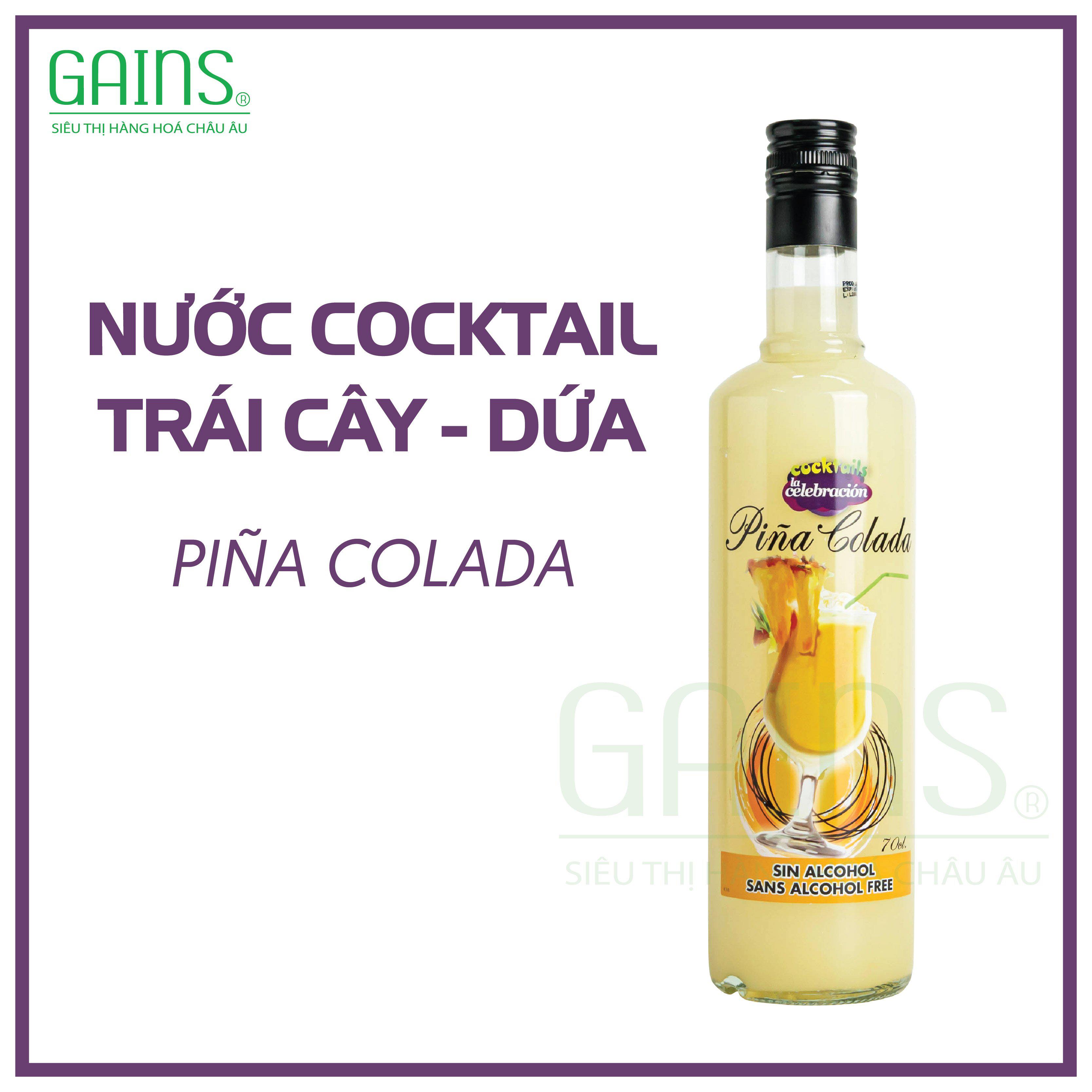 NƯỚC COCKTAIL TRÁI CÂY VỊ DỨA - PINA COLADA  - 1