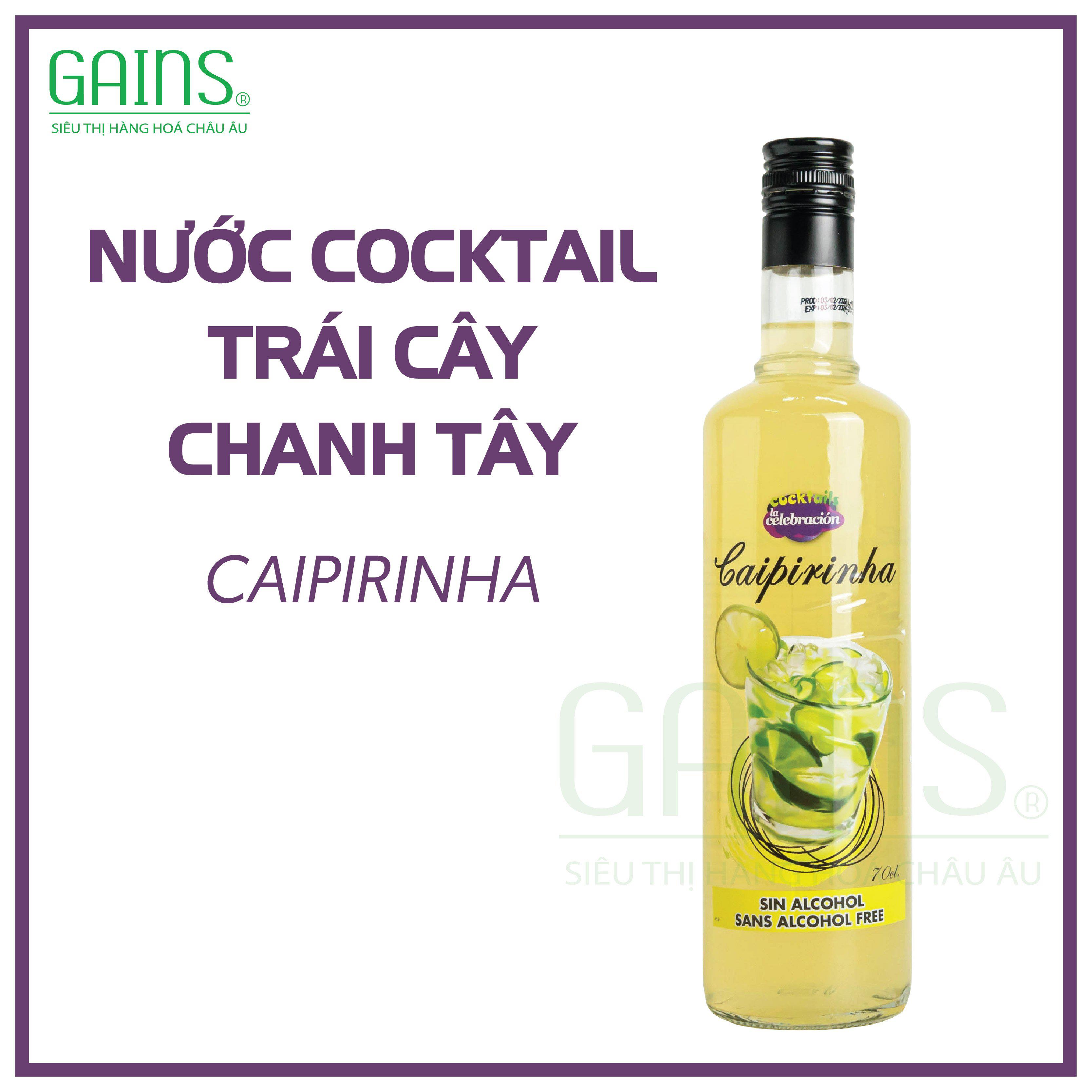 NƯỚC COCKTAIL TRÁI CÂY VỊ CHANH TÂY - CAIPIRINHA - 1