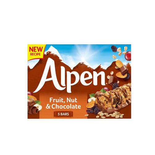Ngũ cốc ăn sáng thanh chocolate Alpen 145 gram - 1