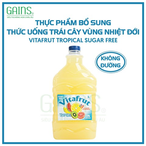 THỰC PHẨM BỔ SUNG THỨC UỐNG TRÁI CÂY VÙNG NHIỆT ĐỚI - KHÔNG ĐƯỜNG VITAFRUT TROPICAL SUGAR FREE